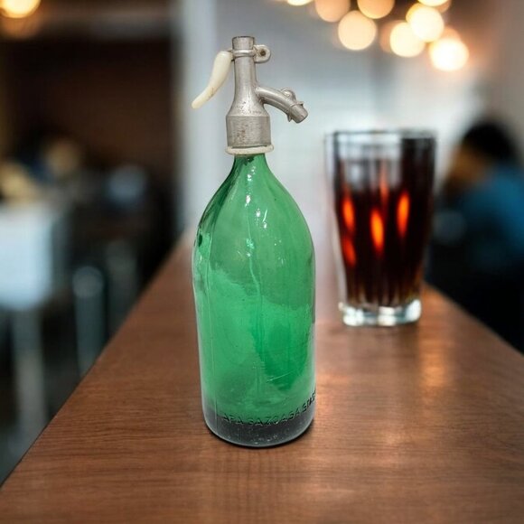 Rare VTG Romanian Seltzer Soda Siphon Bottle from Transylvania - Picture 9 of 16